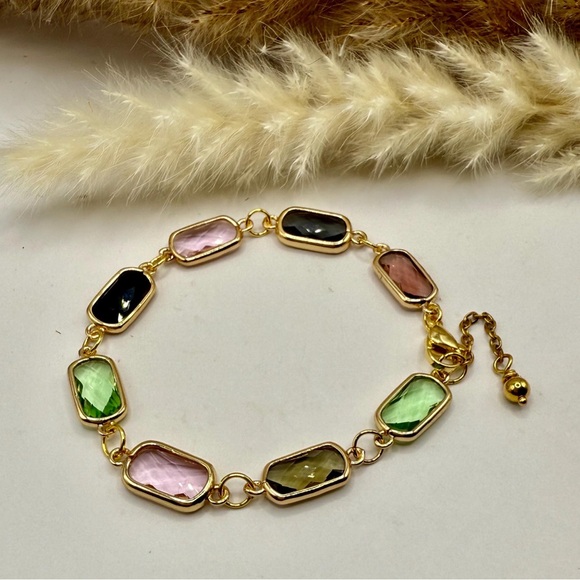 Jewelry - Elegant Multicolor Gemstone Bracelet